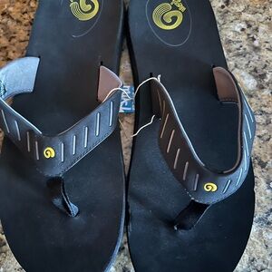 NWT Teva Men’s Flip Flops Black Mush Original Sandal Quick Dry Sz 13
